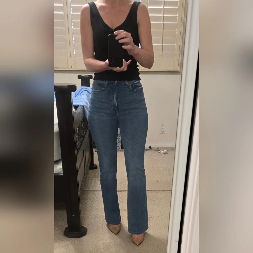 LOFT Slim Flare Jeans - Picture 3 of 11